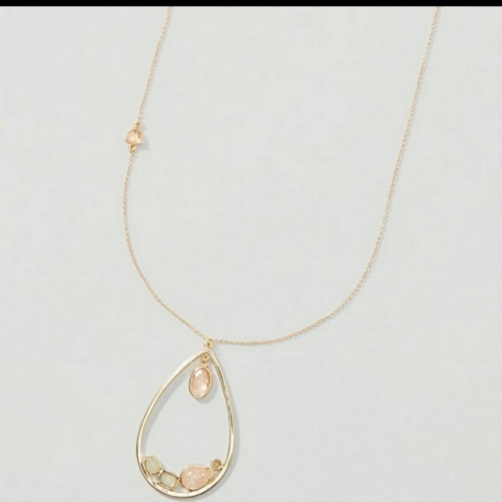 NWT Loft statement tear drop necklace